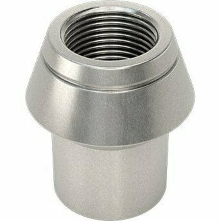 BSC PREFERRED Tube-End Weld Nut Left-Hand Threaded for 1-3/4 OD and 0.250 Wall Thickness 1-14 Thread 94640A464
